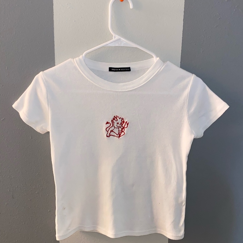 Brandy Melvile T-shirt with a devil design!